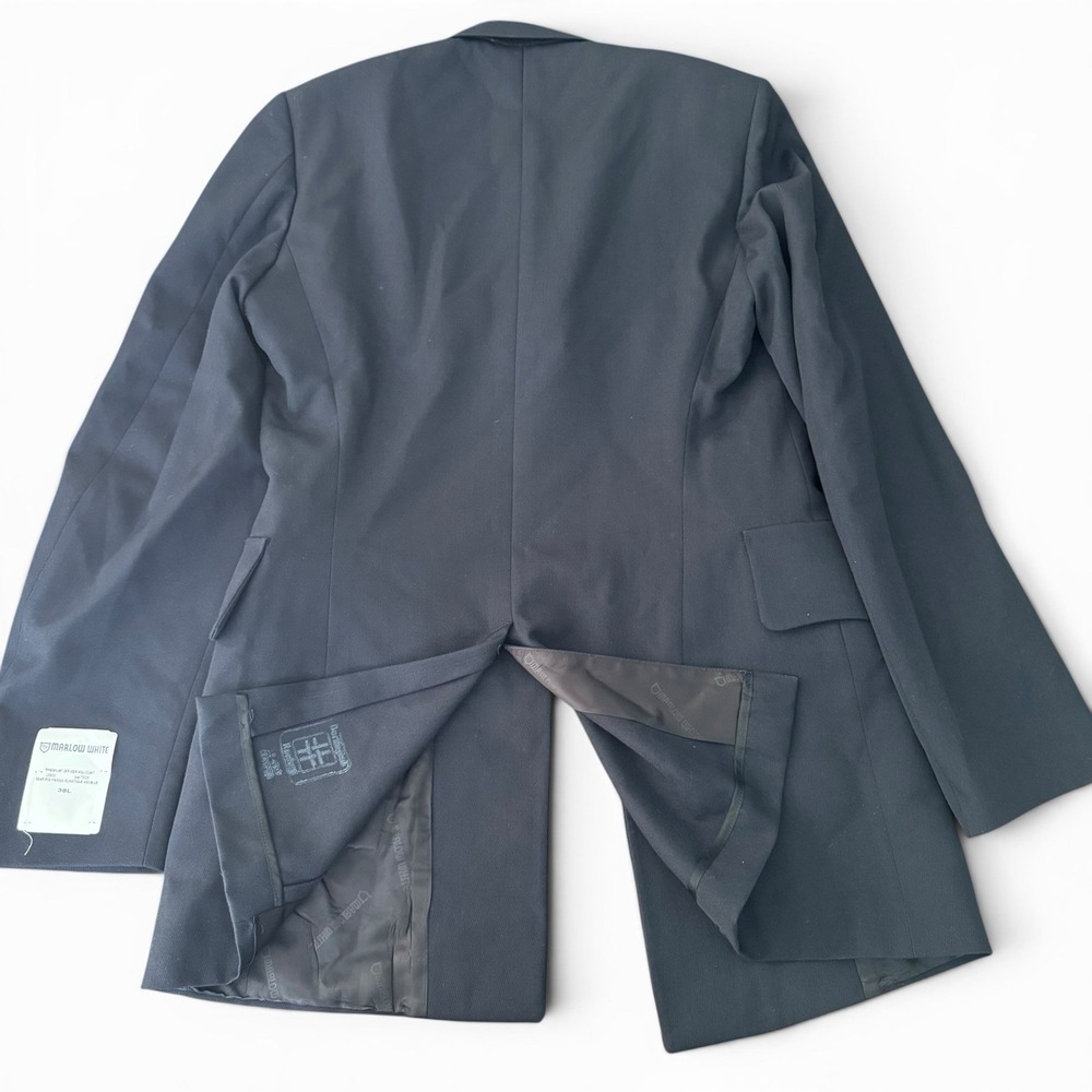 Marlow White Officer ASU Coat Men 38L Blue Army Uniform Dress Jacket Gold Button - Picture 3 of 15